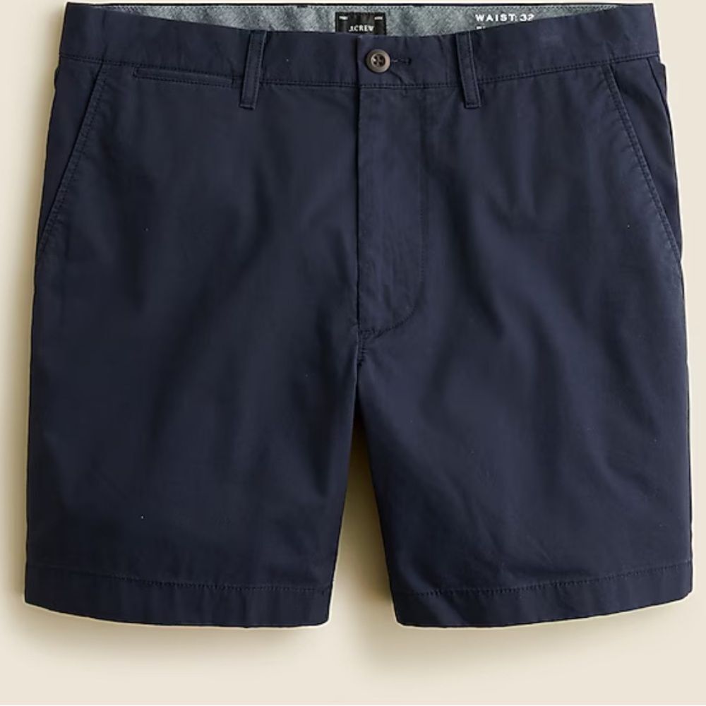 J.Crew 7" stretch chino short NWT Size 28